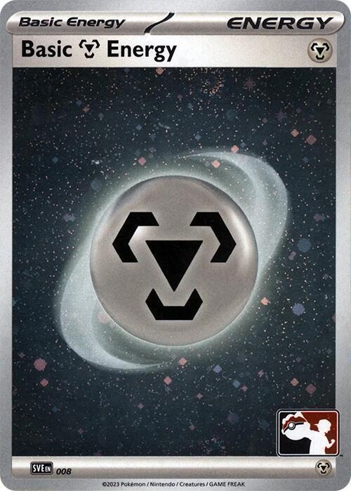 Scarlet & Violet Energy Basic Metal Energy [Prize-Pack-Cosmos-Holo] Pokémon card